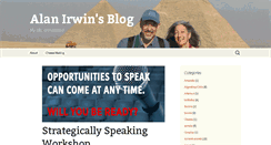 Desktop Screenshot of alanirwin.com